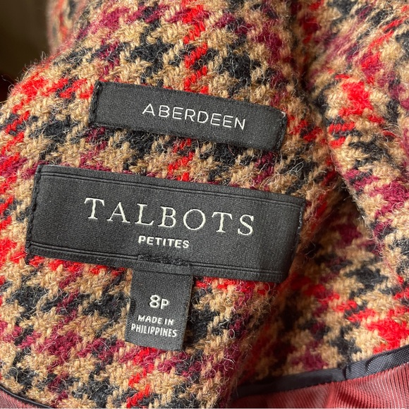 Talbots Houndstooth Blazer - Size 8P - Picture 9 of 12